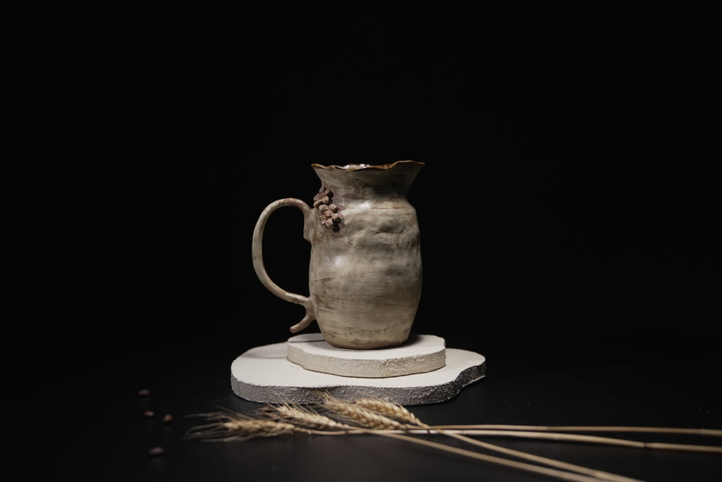 Rustic Blossom Pitcher