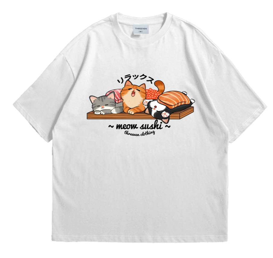 Meow Sushi T-Shirt Main image