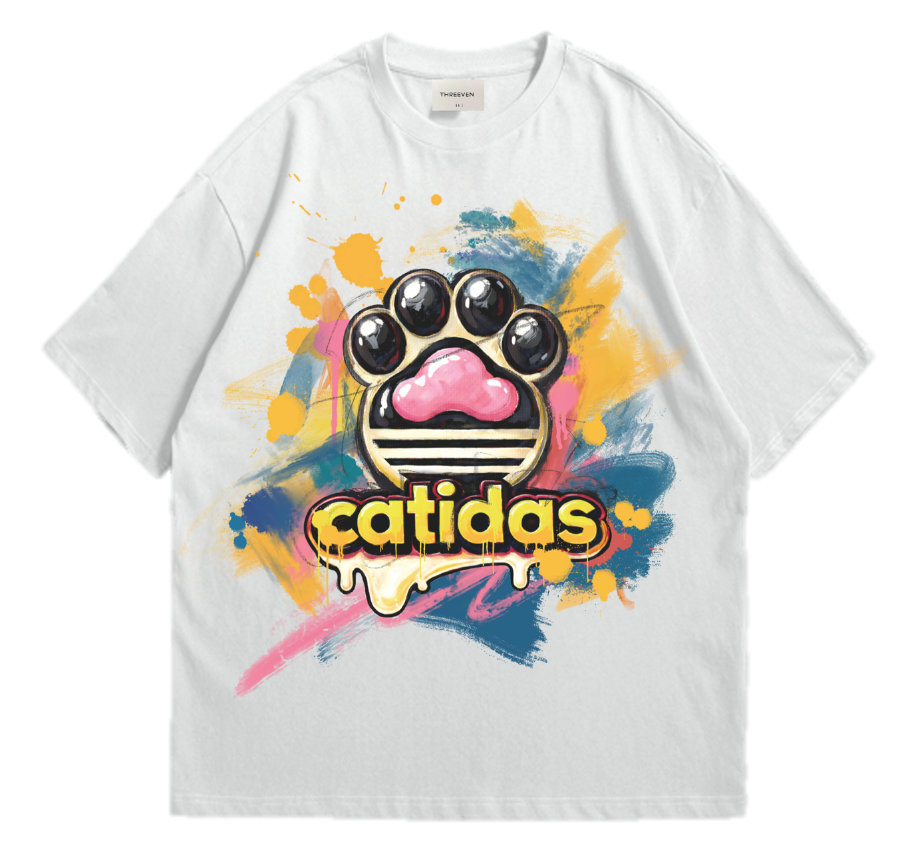 Catidas Paint T-Shirt Secondary image