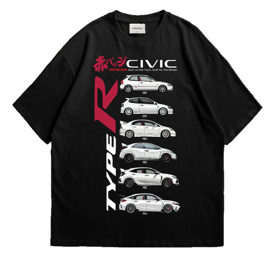 Honda Civic Evolution T-Shirt Secondary image