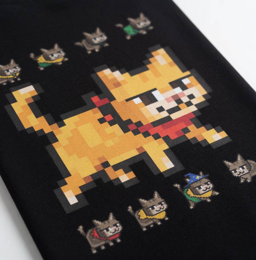 Retro Pixel Cat T-Shirt