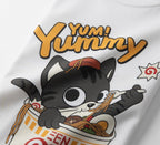 Yummy Cat Noodles T-Shirt